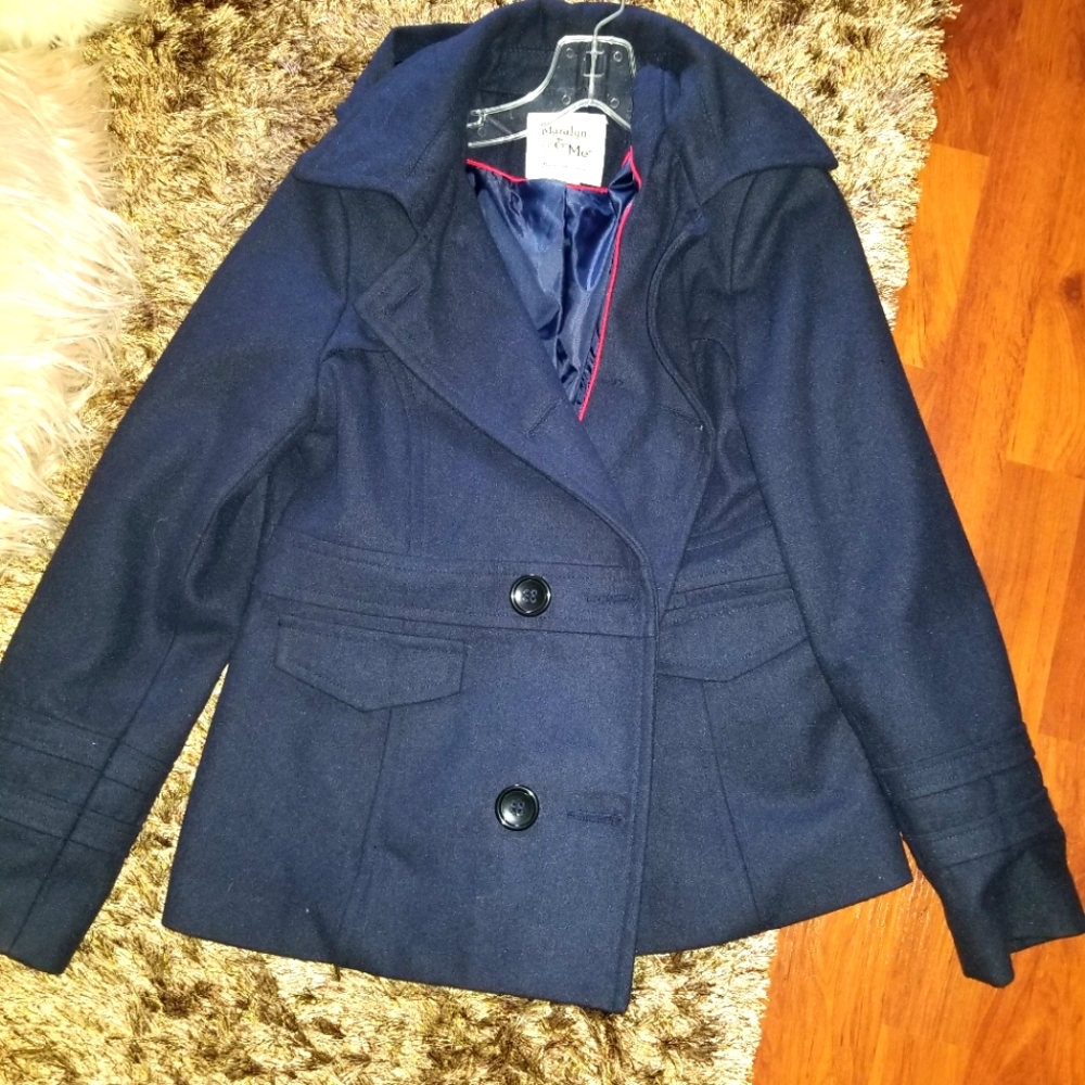 Juniors sz large Peacoat